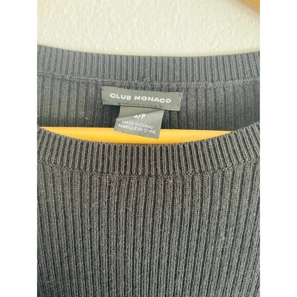 Club Monaco Bell Sleeve Wool Blend Knit Dress Size S - Picture 7 of 9